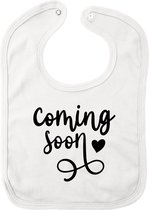 Witte baby slab - Coming Soon - Zwangerschapsaankondiging - Pregnancy Announcement - Geboorte - Zwanger