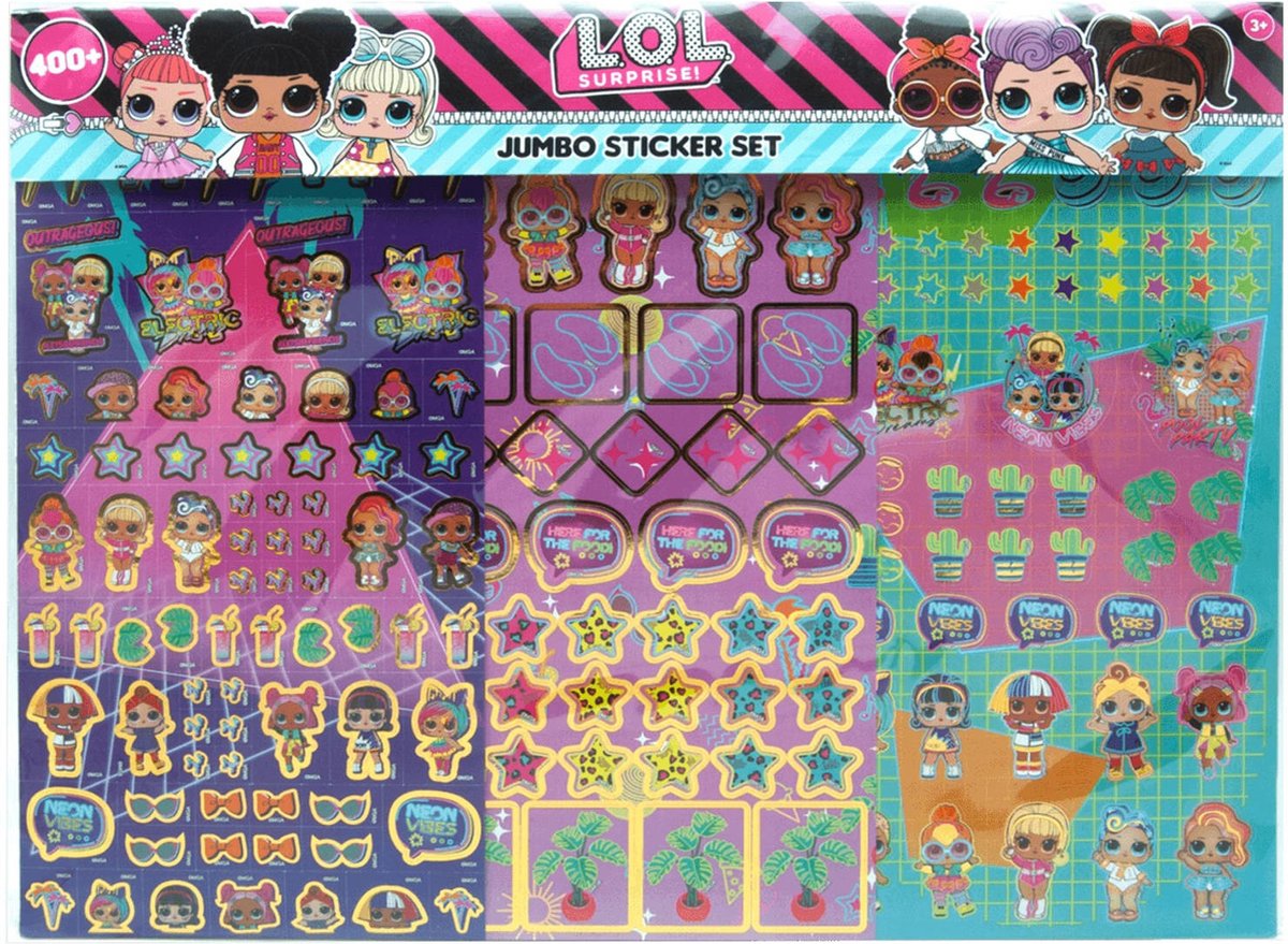 Goedkoopste L.O.L. Surprise - Stickerset - 400 delig