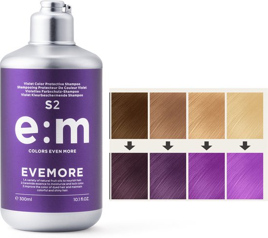 Over het algemeen Smeltend Fotoelektrisch EVEMORE Semi Permanente Haarkleurings Shampoo - Kleurshampoo -  Semi-Permanent Haarverf... | bol.com