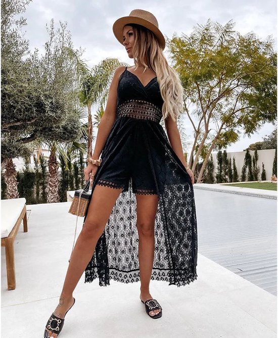 Michelle zomerjurk kanten jurk met broekje festival outfit zomer