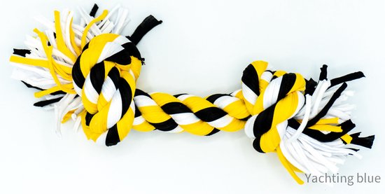 TUAHOO Bungee-sleepboot voor honden, solo, hangend speelgoed, interactief touwtrekspeelgoed voor kleine tot grote honden, trektouw met 2 hondentouwspeelgoed