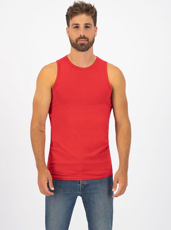 L&S Tanktop cot/elast for him