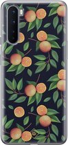 Casimoda® hoesje - Geschikt voor OnePlus Nord - Fruit / Sinaasappel - TPU - Backcover - Multi - Geen opdruk