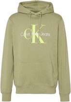 Calvin Klein - Monogram Logo Hoodie - Faded Olive