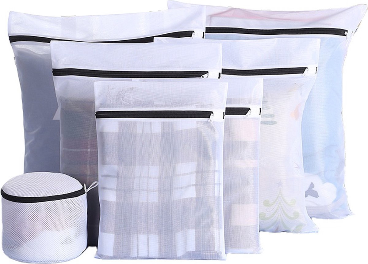 Waszakken - 7 Stuks - Wasnetten - Bescherm je Wasgoed en Wasmachine - Packing Cubes - Travel Organizer - Waszakje - Wasnetje