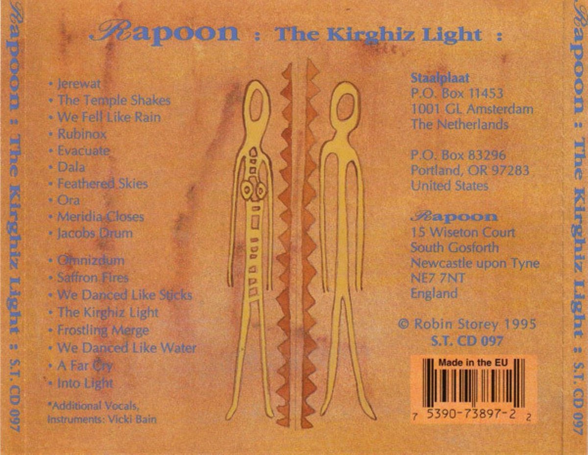 sympati Lingvistik Kan ikke læse eller skrive Kirghiz Light, Rapoon | CD (album) | Muziek | bol.com