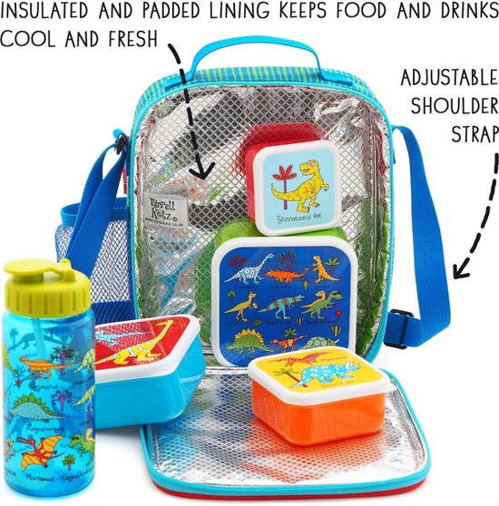 HEEL KLEIN Treinen kinder lunchtasje koeltasje new design 21 x 24 x 6 cm - Tyrrell Katz van Tyrrell Katz — afbeelding 3