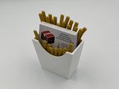 Visitekaart houder frietzak - frituur - snackbar