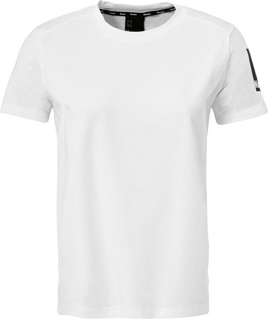 Kempa Status T-Shirt Wit Maat XL