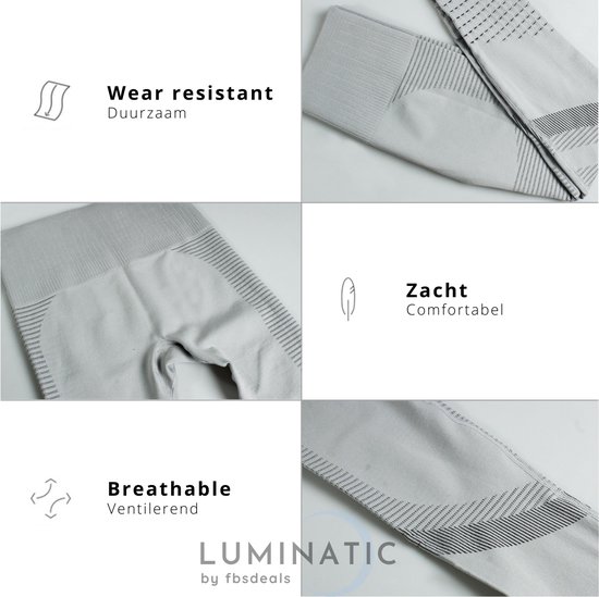 Sportlegging Dames - Yoga Legging - Fitness Legging - Legging Dames - Sport Legging - Shapewear Dames - Booty Legging - Luminatic® - Licht Koraal - M — afbeelding 3