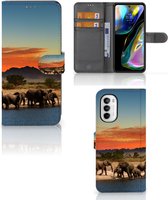 Wallet Book Case Motorola Moto G52 | Moto G82 Telefoon Hoesje Olifanten