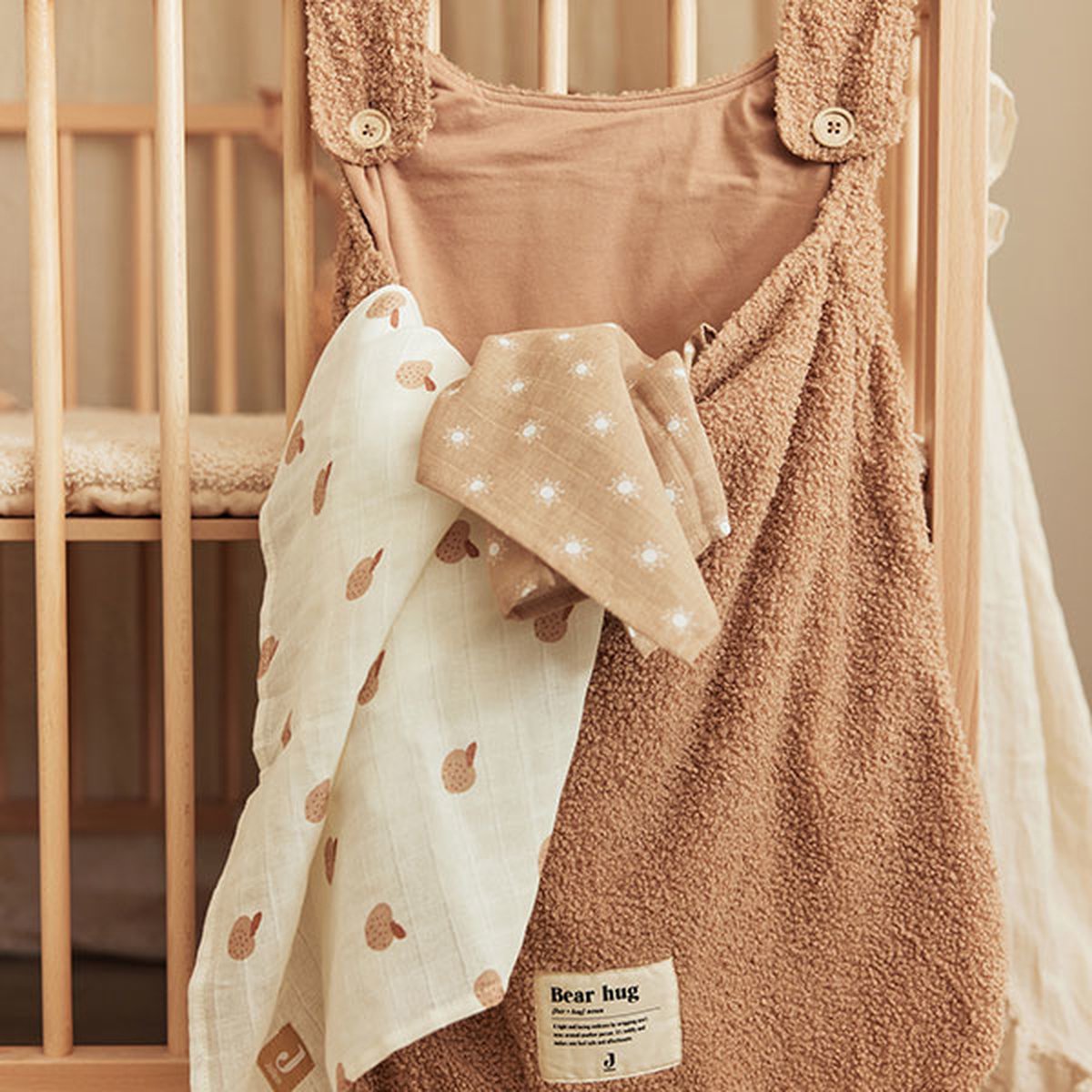 Jollein Spot Hydrophile Multi Chiffon 3-Pièces, 70 Cm