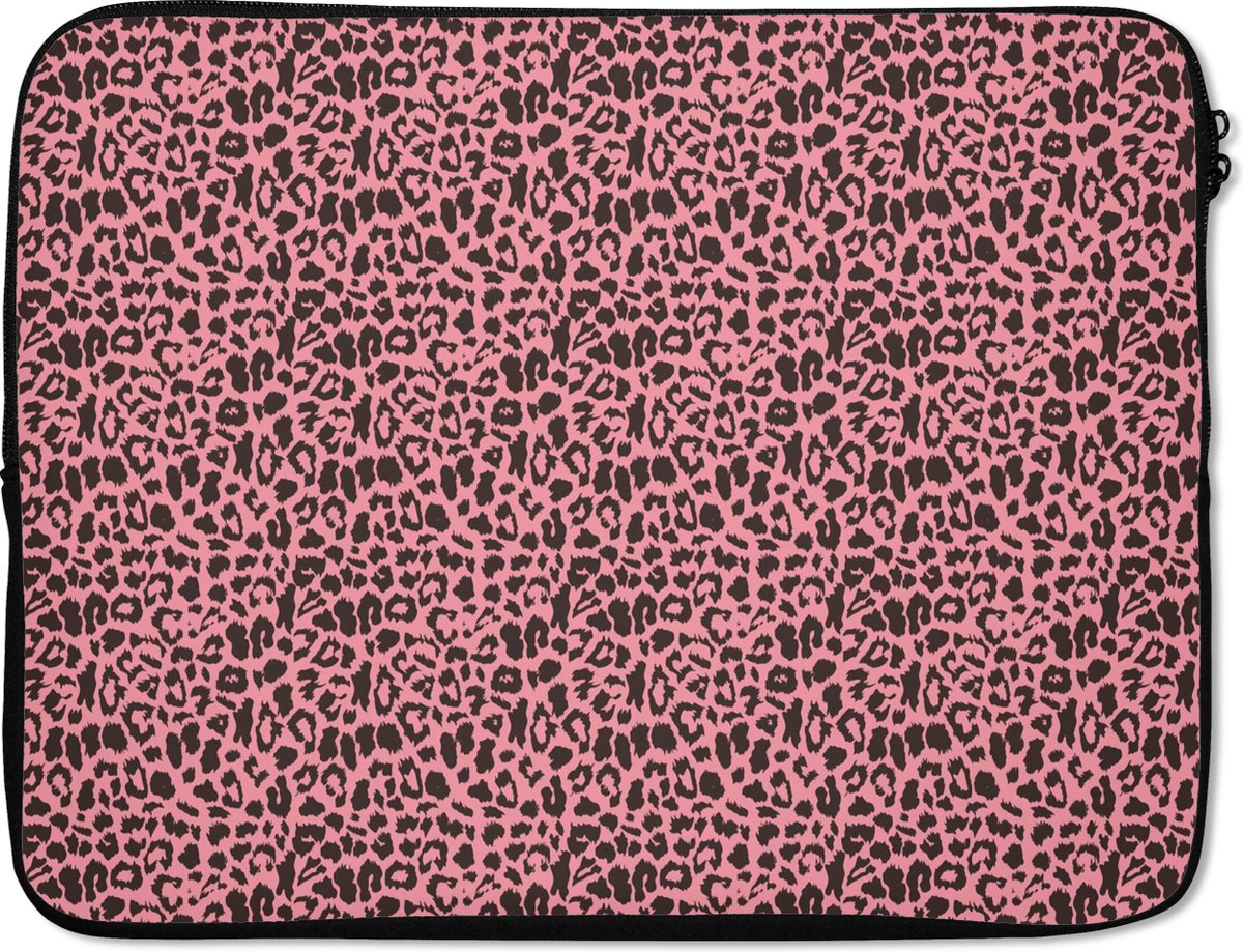 Laptophoes - Luipaard - Print - Panter - Dieren - Laptop case - Laptop sleeve - Laptop - 17 Inch