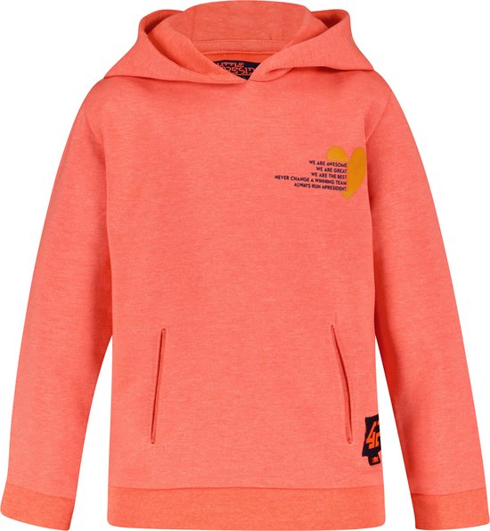 4PRESIDENT Sweater meisjes - Fiery Coral - Maat 110 - Meisjes trui