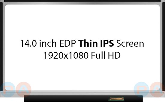 sensatie Wegrijden Kanon 14.0 inch Laptop Scherm Thin Bezel IPS Full HD 1920x1080 Mat Zonder  Brackets NT140FHM-N44 | bol.com