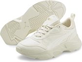 PUMA Cassia SL Dames Sneakers - Pristine/Pristine/TeamGold - Maat 36