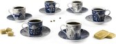 mokkakopjes , Koffiekopjes , espressokopjes - kopjes - Cappuccino kopjes / SET  6