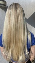 Hair Tinsels - GlitterHaar - Festival Glitter Haar Extensions - 100 Hairtinsels - Inclusief Tutorial en filmpjes - Veel Kleuren - Blauw