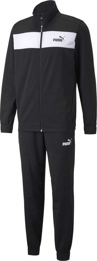 Survêtement Puma Poly Closed Bottom - Taille S - Homme - Zwart - Wit