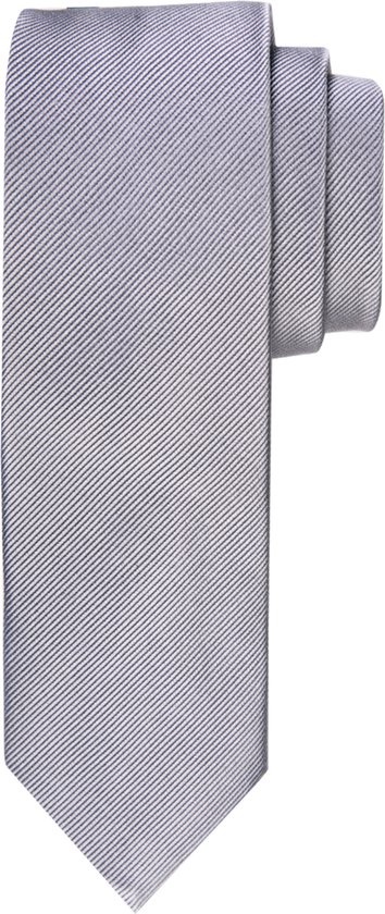 Profuomo stropdas - zijde - grijs - Maat: One size