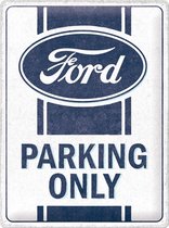 Metalen Bord 30x40 cm Ford Parking Only