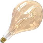 Calex Organic EVO XXL Or - Ampoule LED E27 - Source Lumineuse Filament Dimmable - 6W - Lumière Wit Chaud
