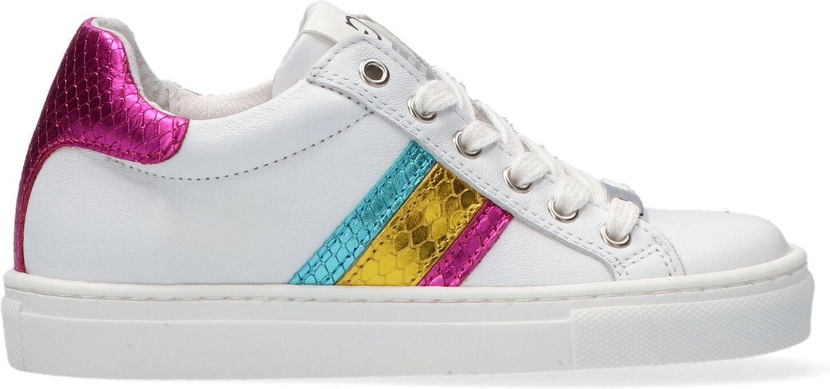 Giga G3721 Lage sneakers - Leren Sneaker - Meisjes - Wit - Maat 35 | bol.com
