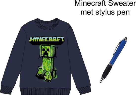 Minecraft Creeper Sequin Kerst Trui (116) - kopen bij