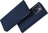 Telefoon Hoesje geschikt voor OnePlus 10T - Dux Ducis Skin Pro Book Case - Blauw