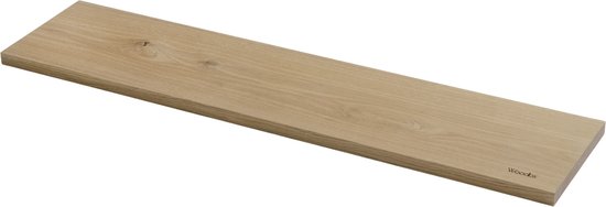 Badplank hout 95cm - Eiken Naturel - Badplank voor in bad - Badkamer accessoire - Zonder Uitsparing - Duurzaam cadeau