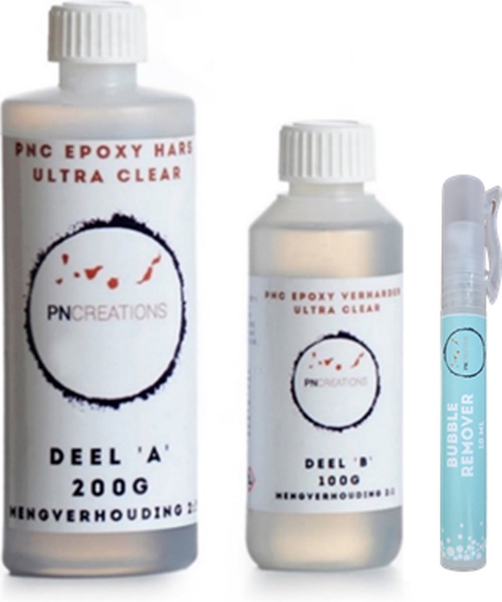 PNCreations Ultra Clear Epoxy Giethars + Bubble Remover Epoxy Resin