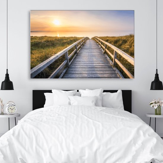 Meester Aan De Muur Schilderij Doek Schilderstuk Muurdecoratie