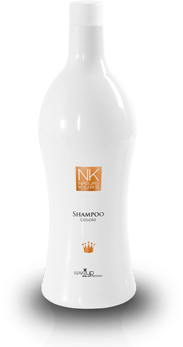 Nature Kure post-kleurshampoo - 1000 ml - zonder SLS, Parabenen, Allergenen, Nickel en Diethanolamine, sulfaat vrije shampoo | Shampoo dat de kleur beschermt na het verven tegen uitwassen en vervagen.