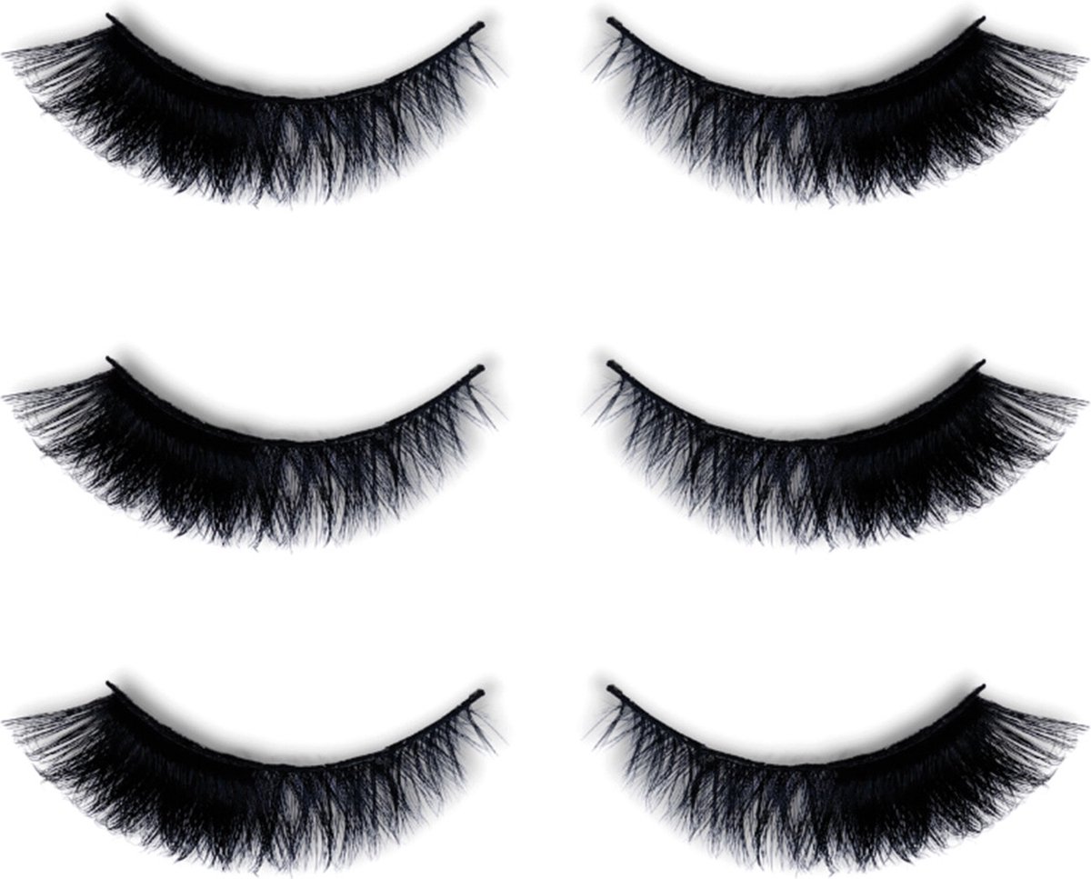 Russian volume nepwimpers Cat eye 3-pack