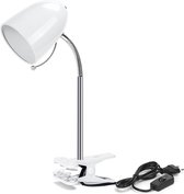 commando ventilator Merchandising Aigostar LED klemlamp - E27 Fitting - bureaulamp met klem - Wit - Excl.  lampje | bol.com
