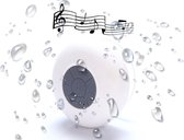 IGOODS Waterdichte Bluetooth Speaker  - met Zuignap - Ingebouwde microfoon - Bluetooth 3.0 - Badkamer & Douche Speaker - Wit