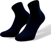 Halfhoge sokken - Quarter - Badstof - Naadloos - Gold Label - Zwart - Maat 39-42