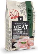 Natural Fresh Meat All Breeds Konijn - Hondenvoer - 2 kg