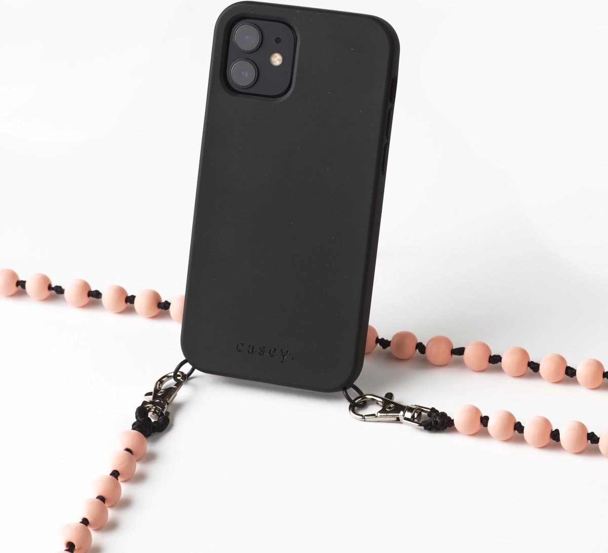 Apple iPhone 13 Pro duurzaam hoesje zwart met duurzame prayer beads
