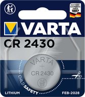 Batterie au lithium jetable Varta CR2430