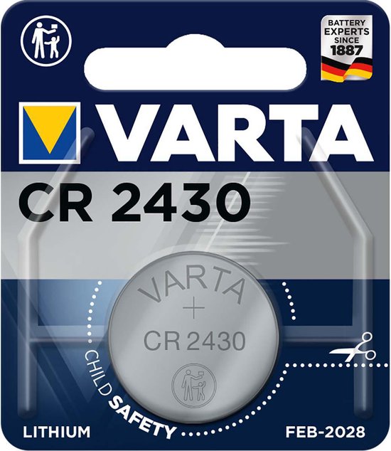 Uitsteken Burgerschap Uitsluiten Varta Knoopcel Batterij CR2430 Lithium | bol.com