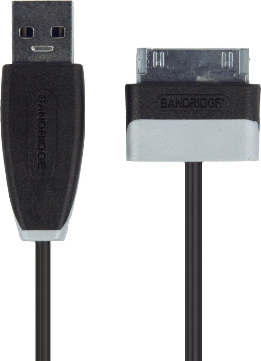 Data en Oplaadkabel Samsung 30-Pins Male - USB A Male 1.00 m Zwart