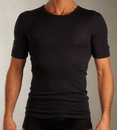 Hanro Woolensilk Sportshirt/Thermische shirt - 0176 Grey - maat M (M) - Heren Volwassenen - Wol- 073401-0176-M