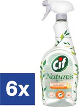 Cif Nature Cuisine - Spray dégraissant 750 ml - Pack économique 6 x 750 ml