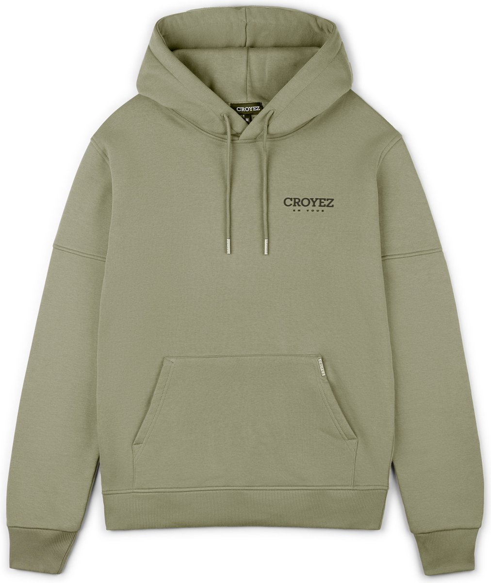 Croyez Abstract Hoodie Light Army