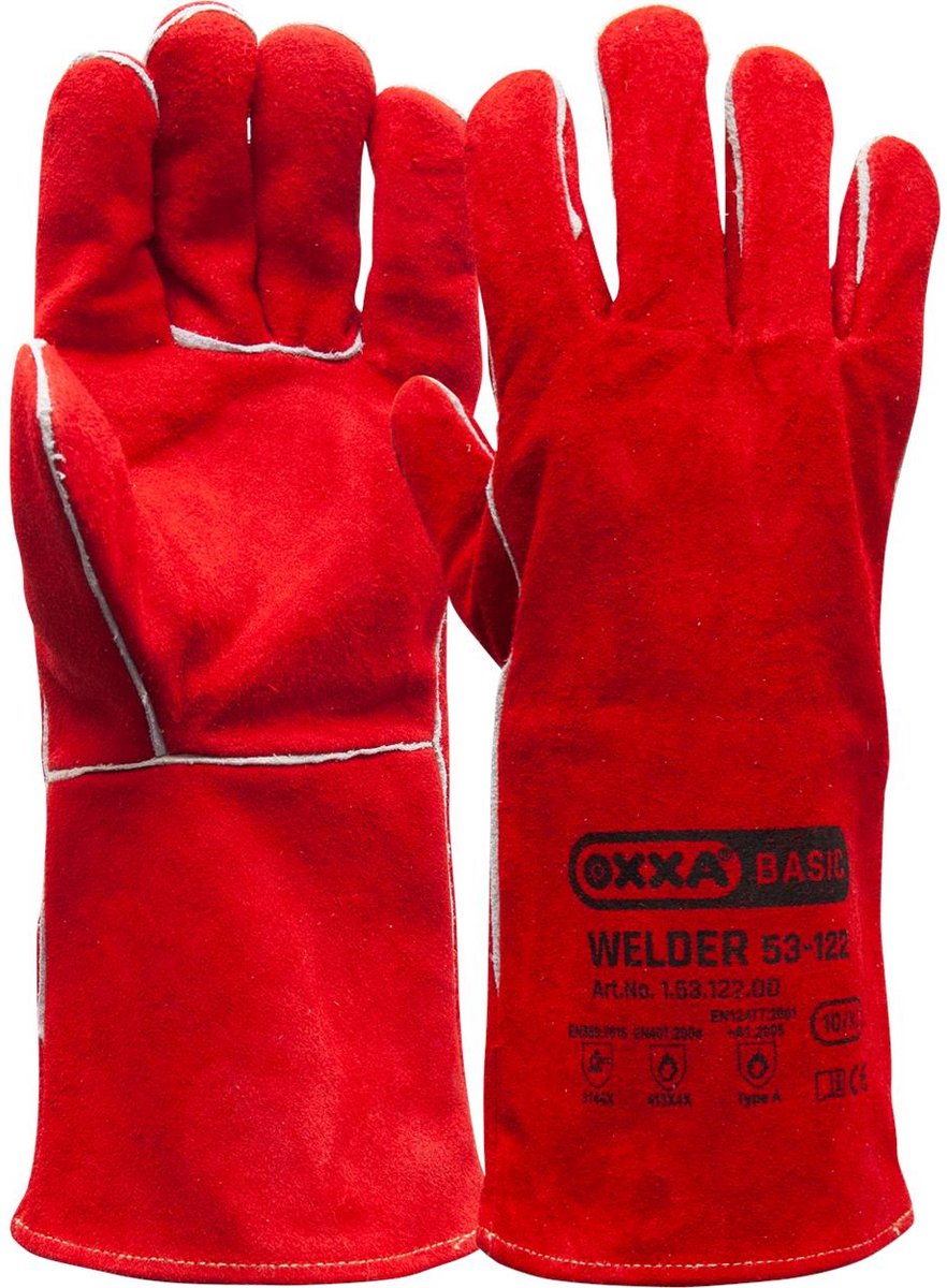 OXXA-Welder lashandschoen soepel splitleder - hittebestendig - bbq handschoenen -10/XL - Oxxa