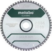 Metabo MULTI CUT CLASSIC 628285000 Cirkelzaagblad 254 x 30 x 1.8 mm Aantal tanden: 60 1 stuk(s)