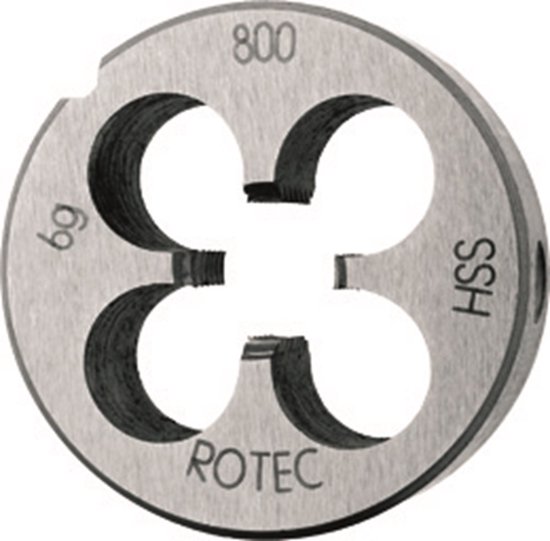 Filière HSS Ronde Fermée DIN 223 - Filetage M36x1.00 (6g) - Marque AVYAC - Dimensions 65x18 Mm - Neuf