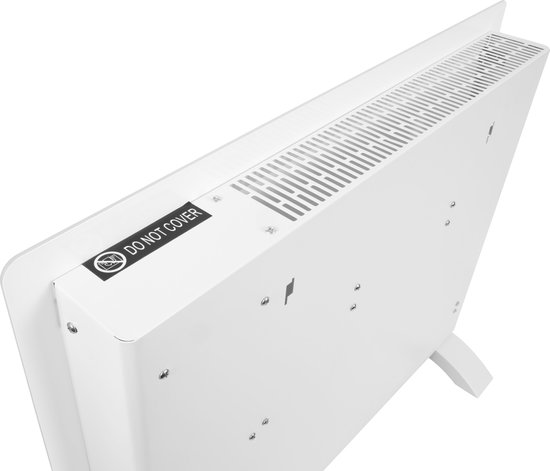 VONROC Luxe elektrische kachel - Convectorkachel met glazen paneel –  750W/1500W -... | bol.com