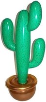 Opblaasbare cactus - Opblaas speelgoed - Zwemmen - Zwembad - Kinderen - 86 cm - PVC - groen - bruin - 1 Stuk